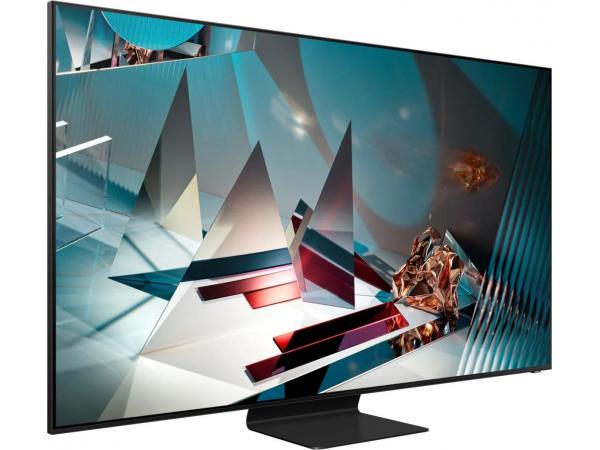QLED телевизор Samsung QE65Q800TAUXRU, HDR (2020), черный титан